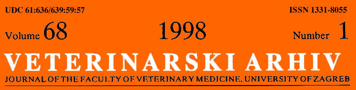 VETERINARKI ARHIV 1998 - 1